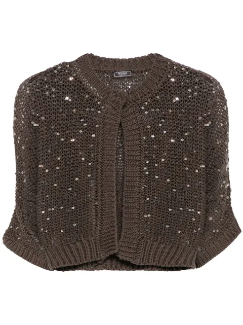 Peserico sequin-embellished cardigan 