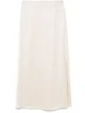 Peserico satin midi skirt - Neutrals