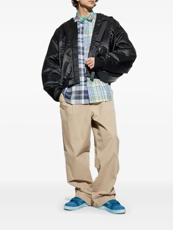 マ*ュ様 COMME des GARCONS ブラウンチェックジャケット マ*ュ様 COMME des GARCONS ブラウンチェックジャケット