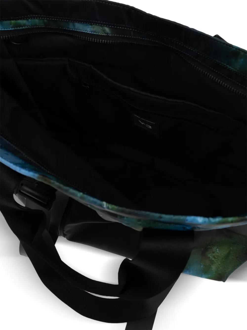 Y-3 Printed Shopper Bag | Black | FARFETCH GE