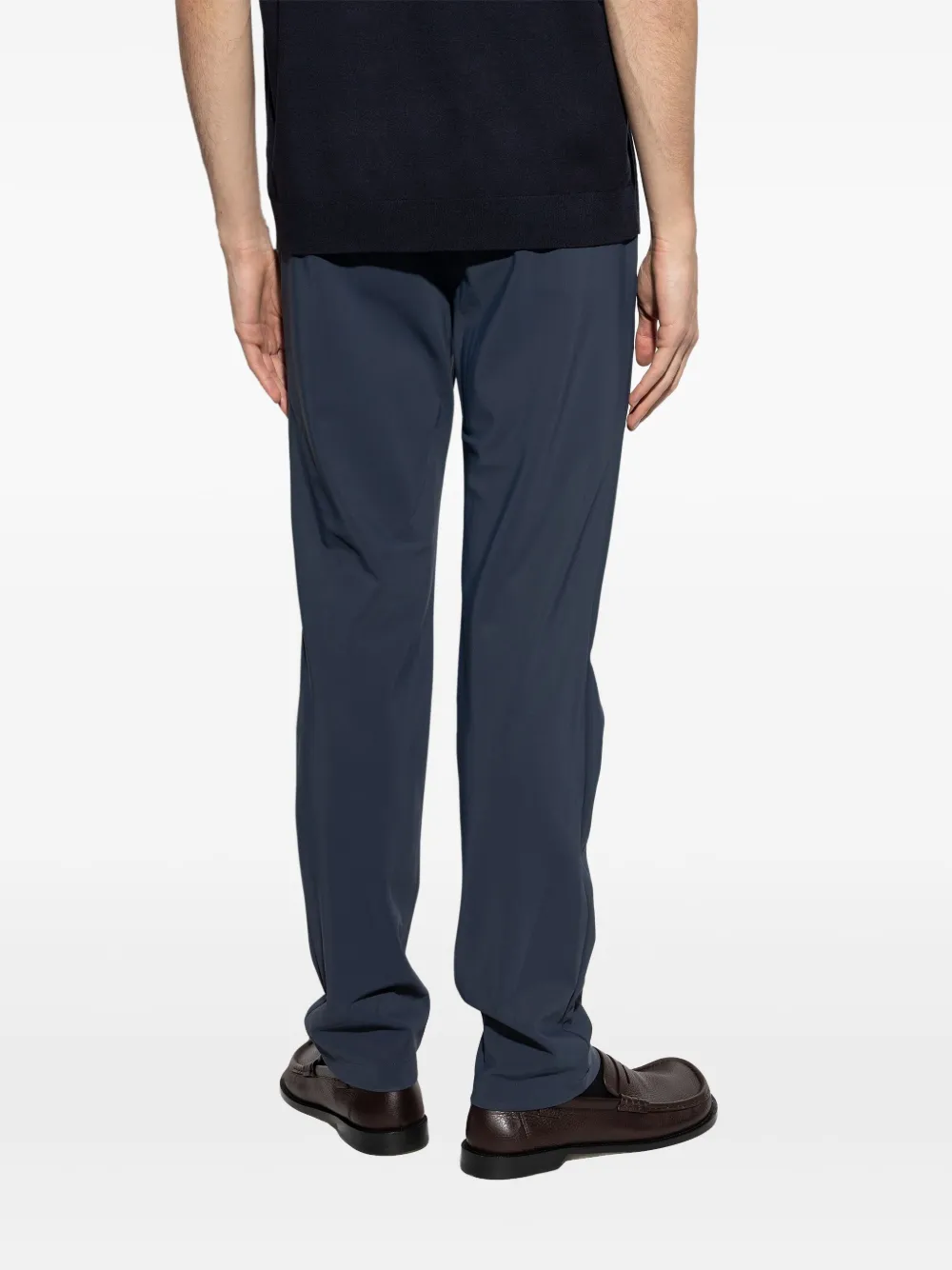 Theory Broek met toelopende pijpen Blauw