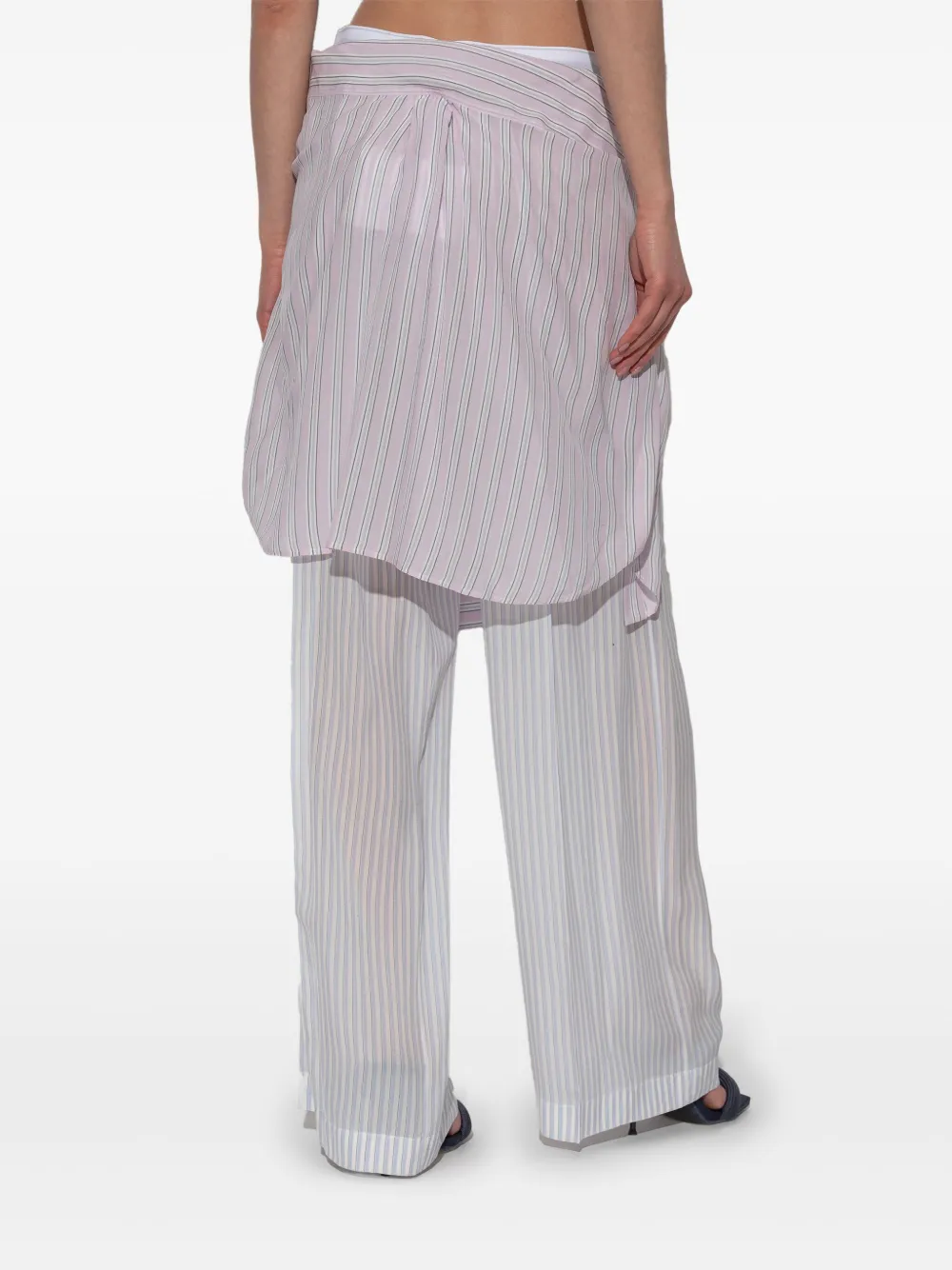 Alexander Wang Zijden broek Blauw
