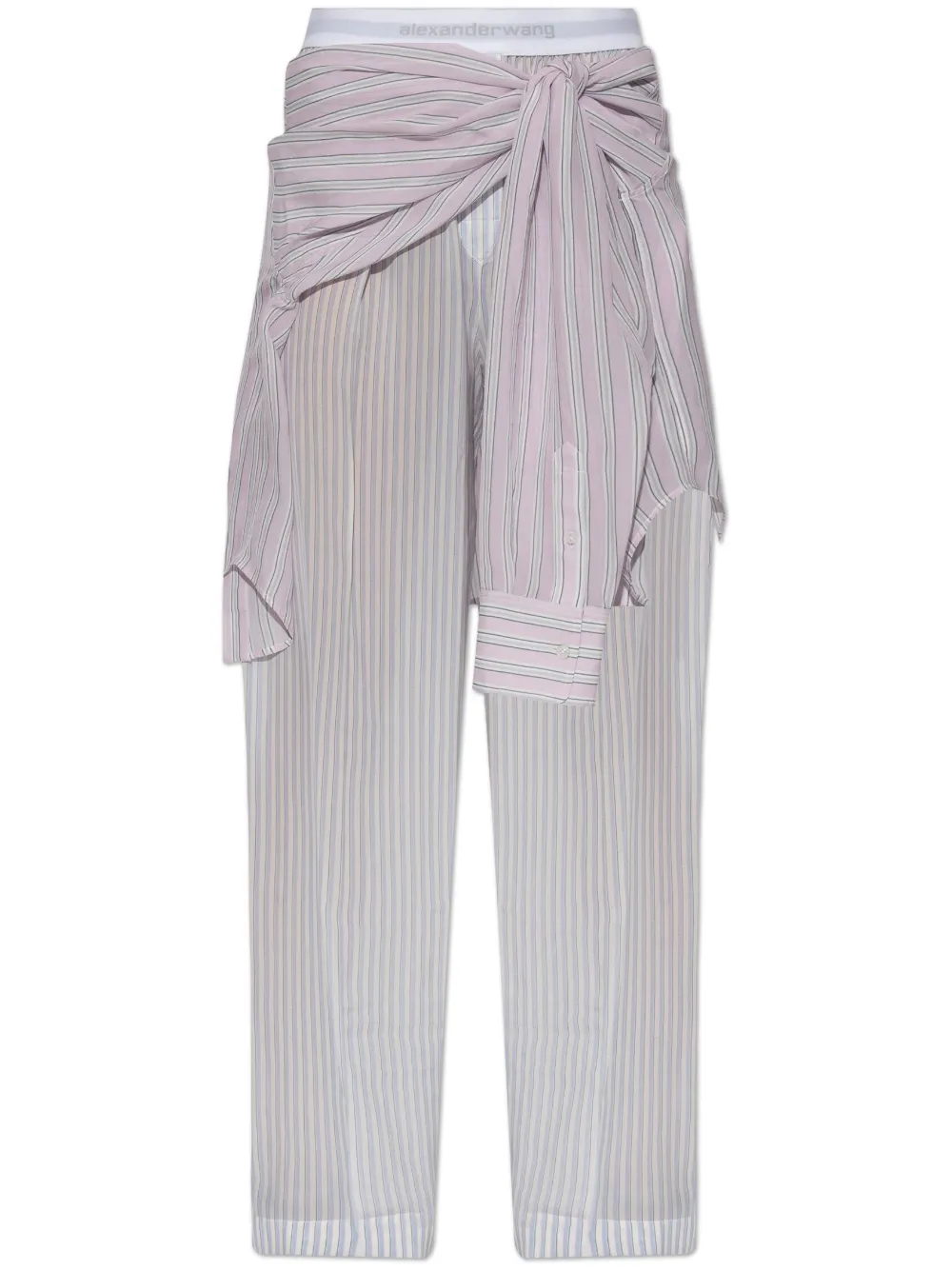 silk trousers