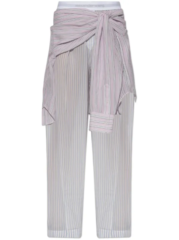 【送料&関税込】Alexander Wang Wide Silk Trousers Alexander Wang Wide Silk Trousers | italist