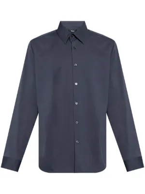 Theory セオリー カジュアルシャツ 黒x紺 M 0507325L0065 05shirt_024108000_c890_a001_pz.jpg