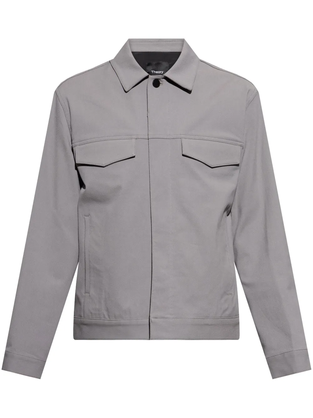 Theory River Trucker jacket Grijs