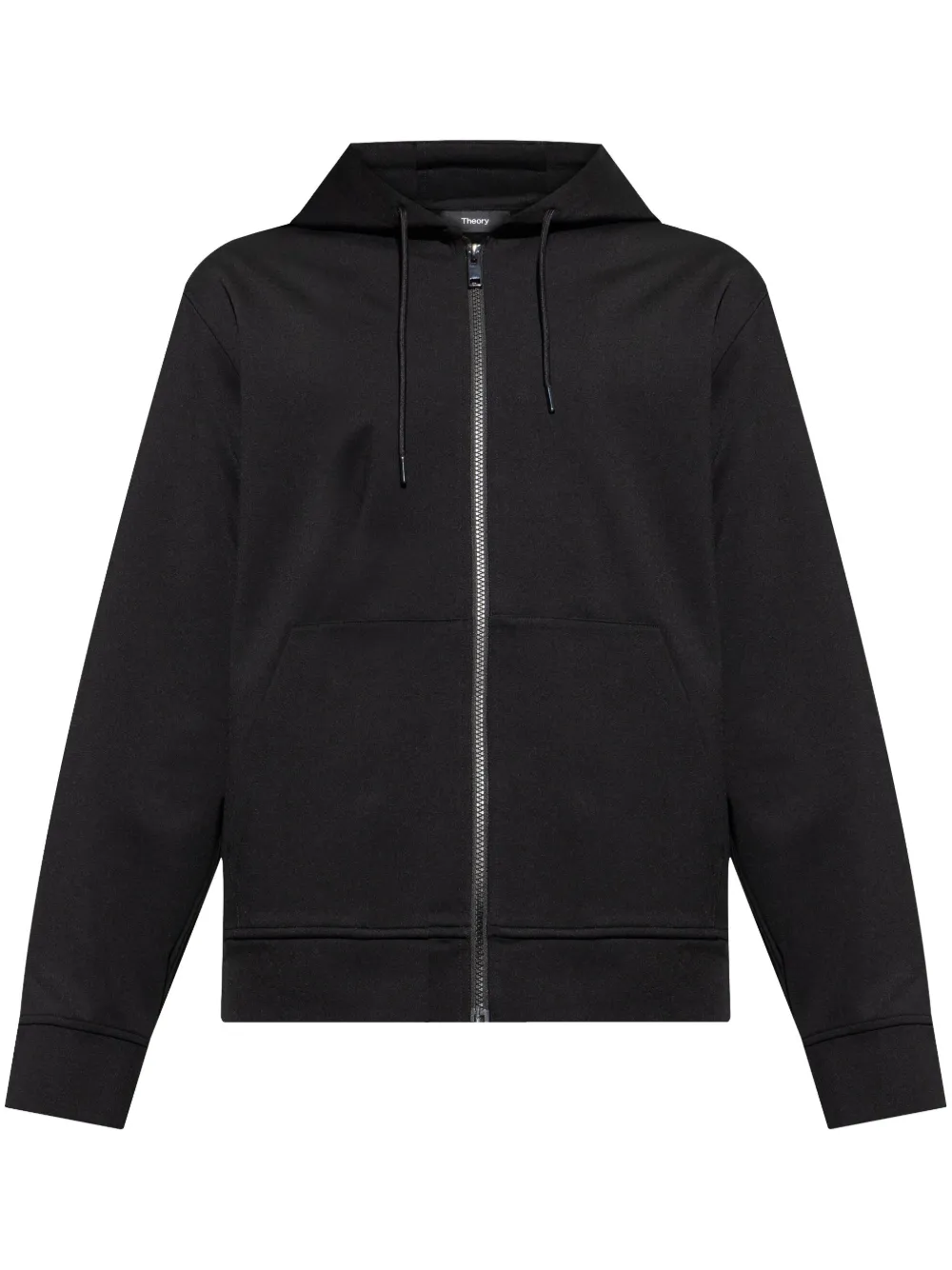 Theory Hoodie met rits Zwart