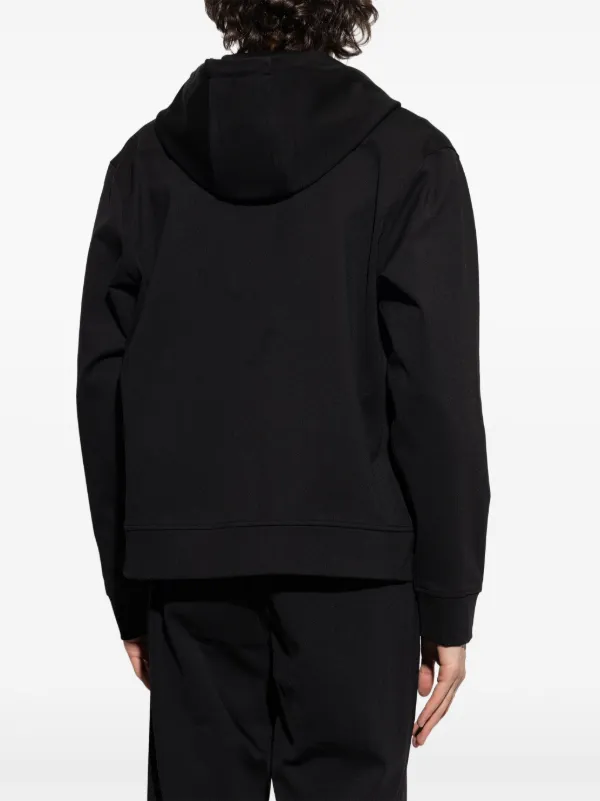 theory・ブラック フルジップ パーカー ルーズフィット Theory ジップアップ パーカー | ブラック | FARFETCH JP