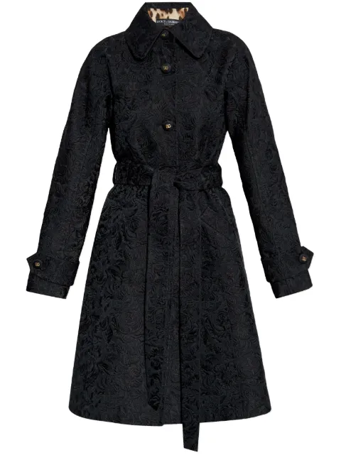 Dolce & Gabbana floral-jacquard coat F0W3LTGDCSS - 0