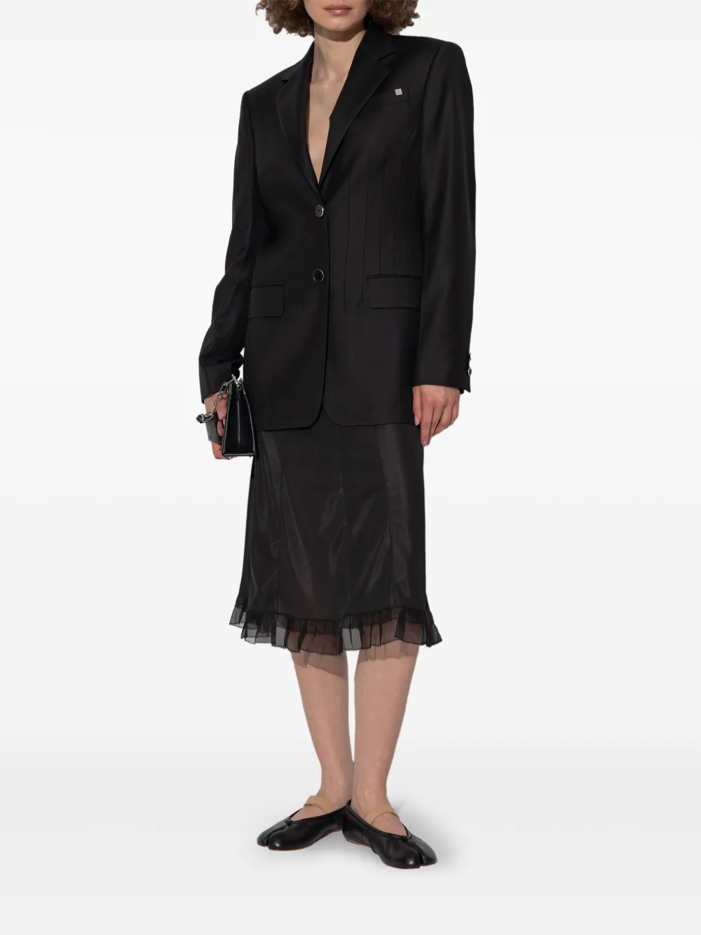 Helmut Lang wool blazer - Zwart