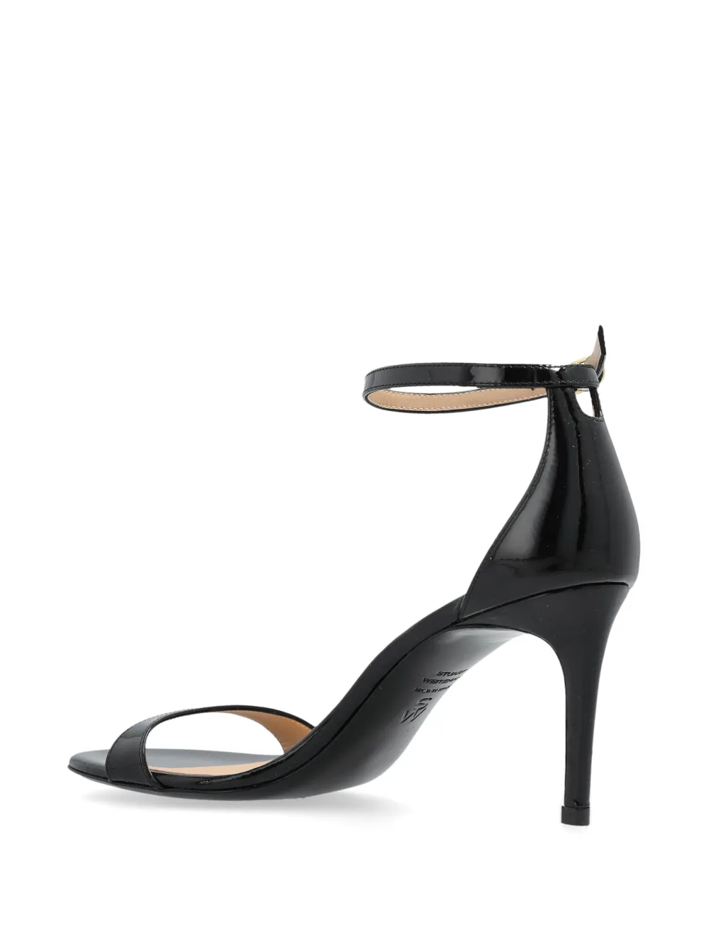 Stuart Weitzman 75mm Nudist II sandals Black