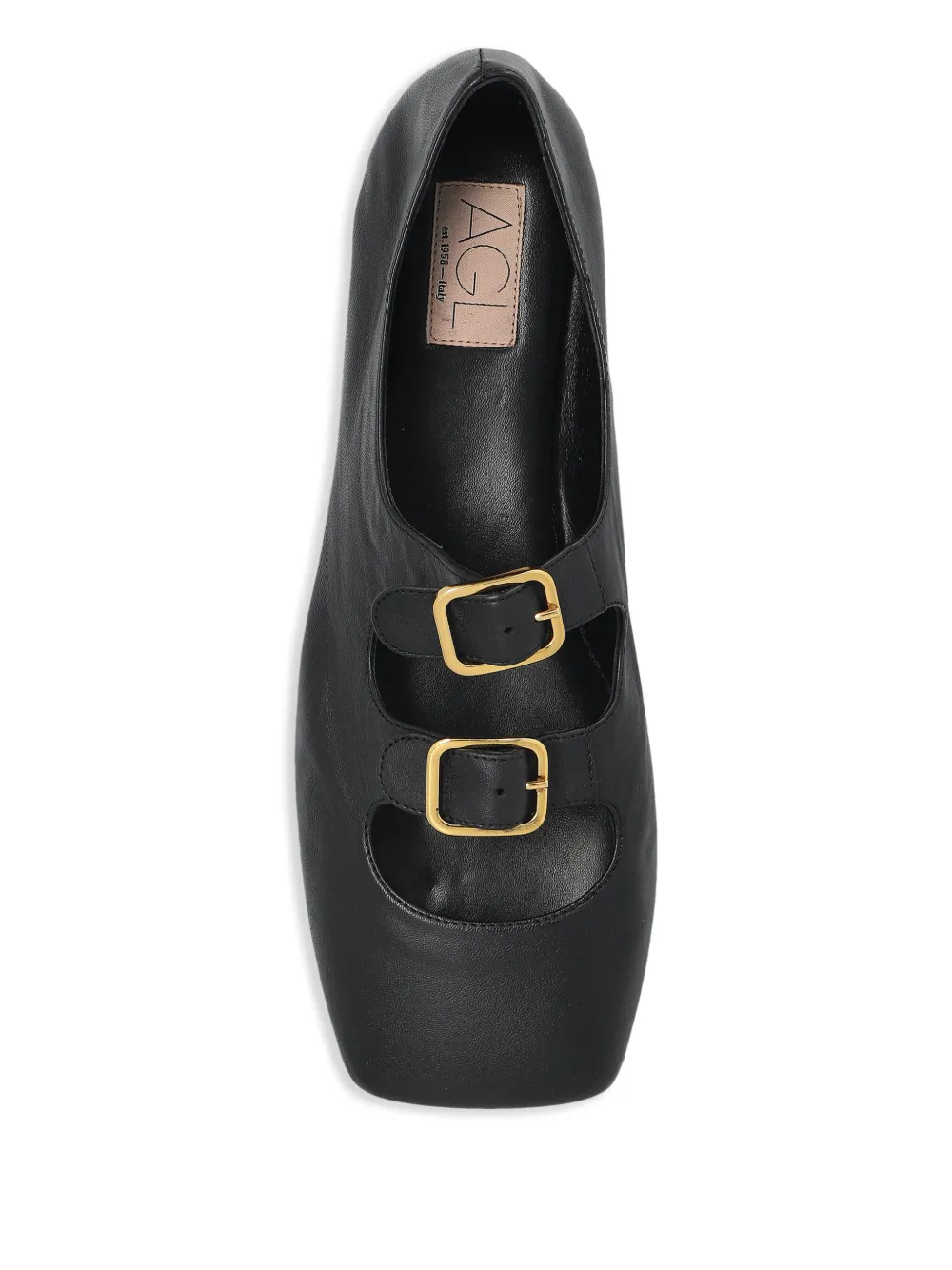 AGL Ceramic ballerina shoes Black