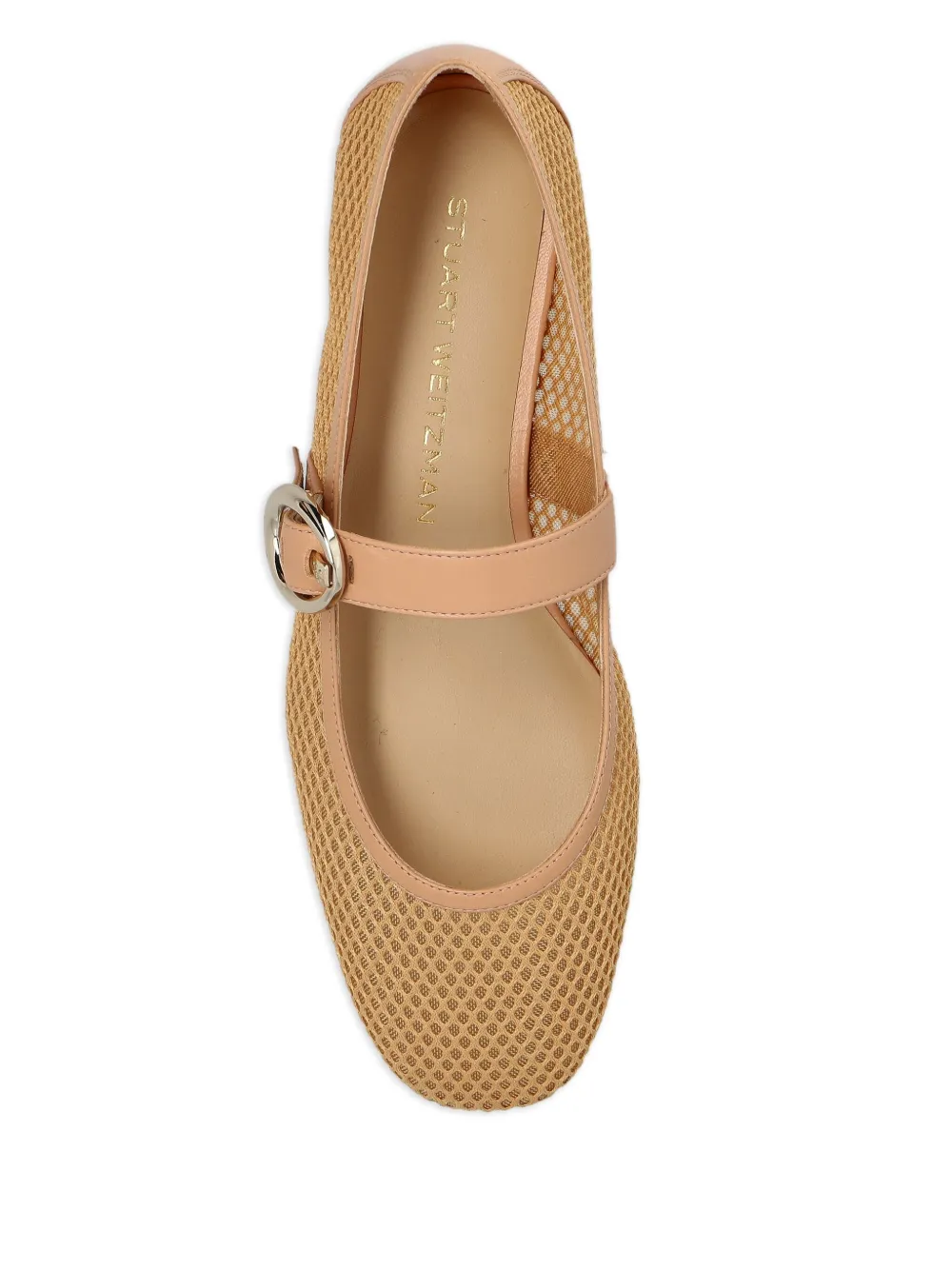 Stuart Weitzman Mary Jane ballerina Neutrals