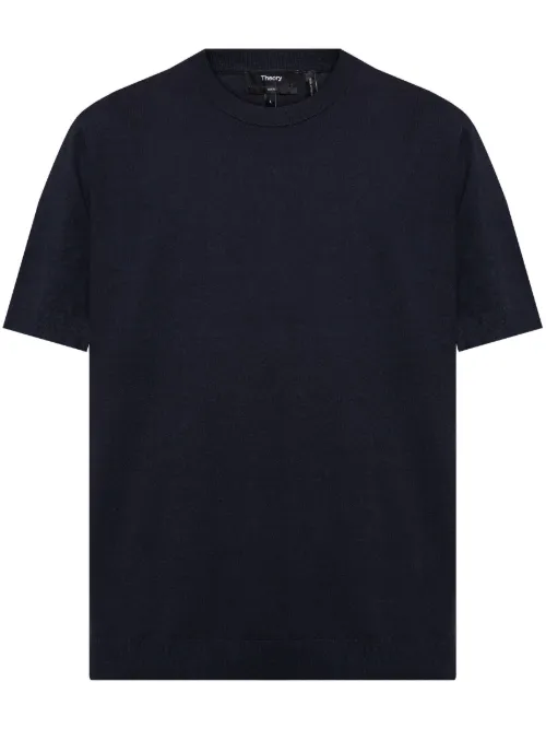 Theory t-shirt Bilen Soris - Bleu - Theory - Modalova