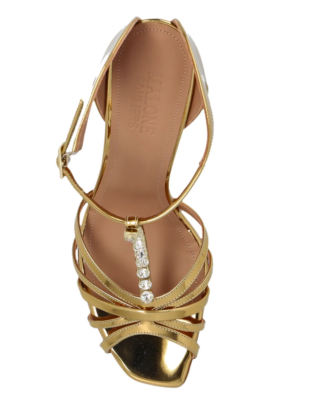 Malone Souliers 90mm Erika sandals Gold