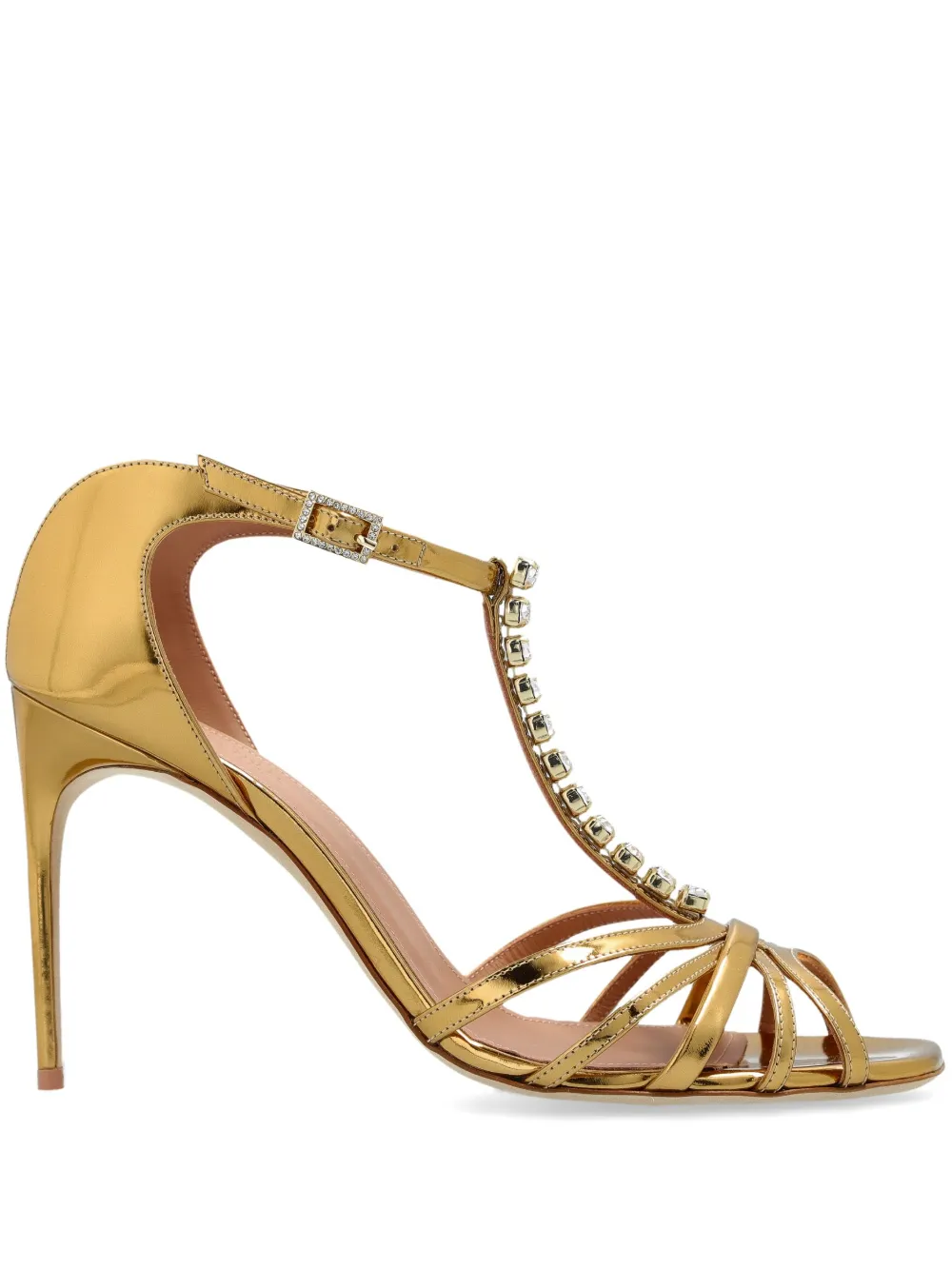 Malone Souliers 90mm Erika sandals Gold