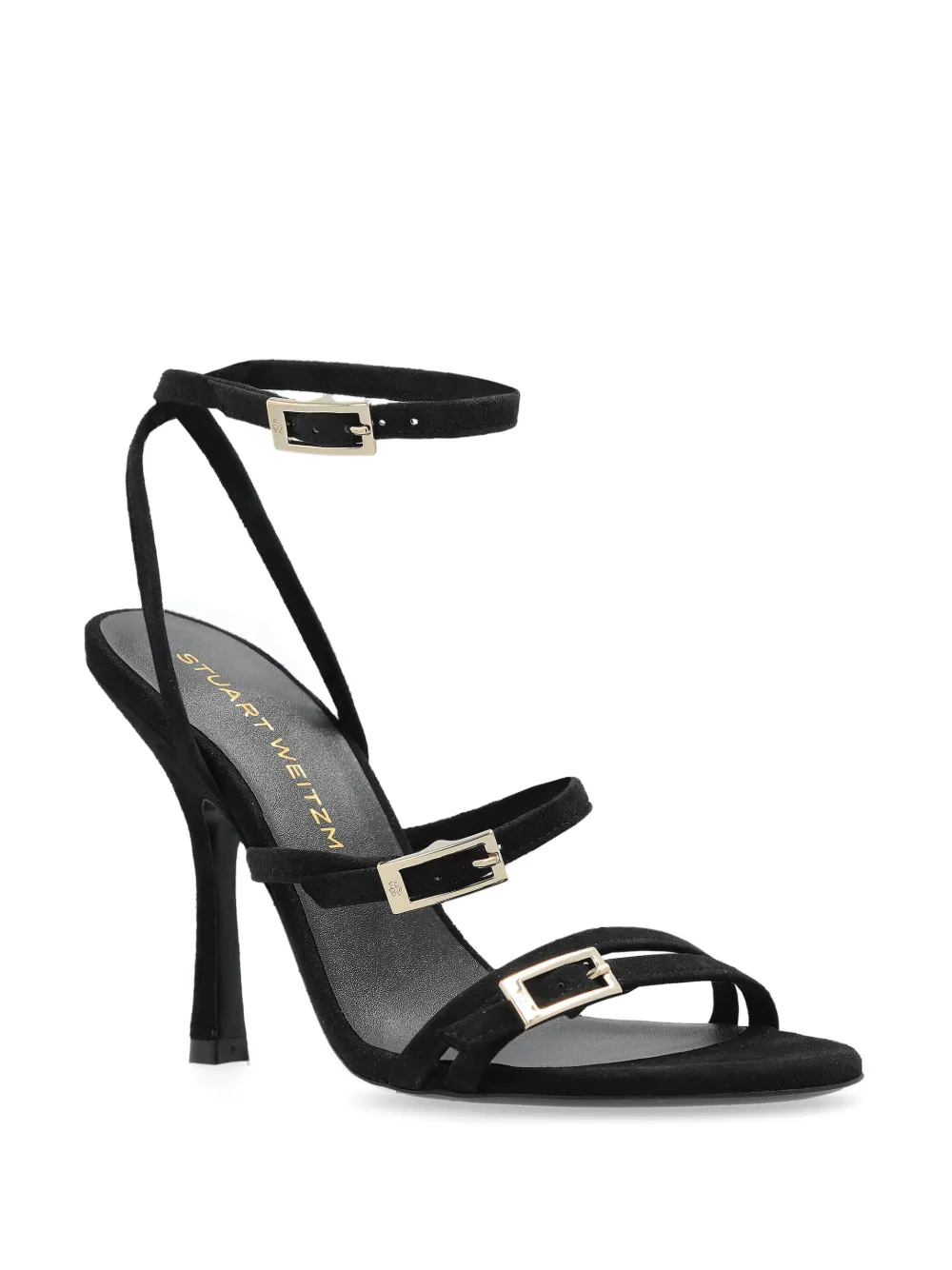 Stuart Weitzman 100mm Georgie sandals - Zwart