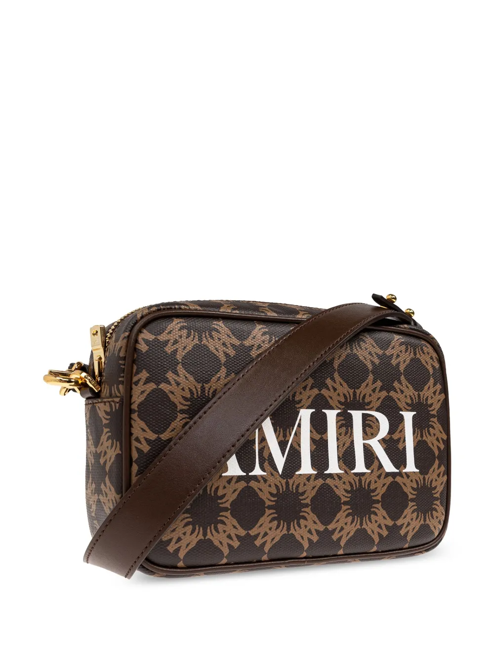 AMIRI Schoudertas met logo Bruin
