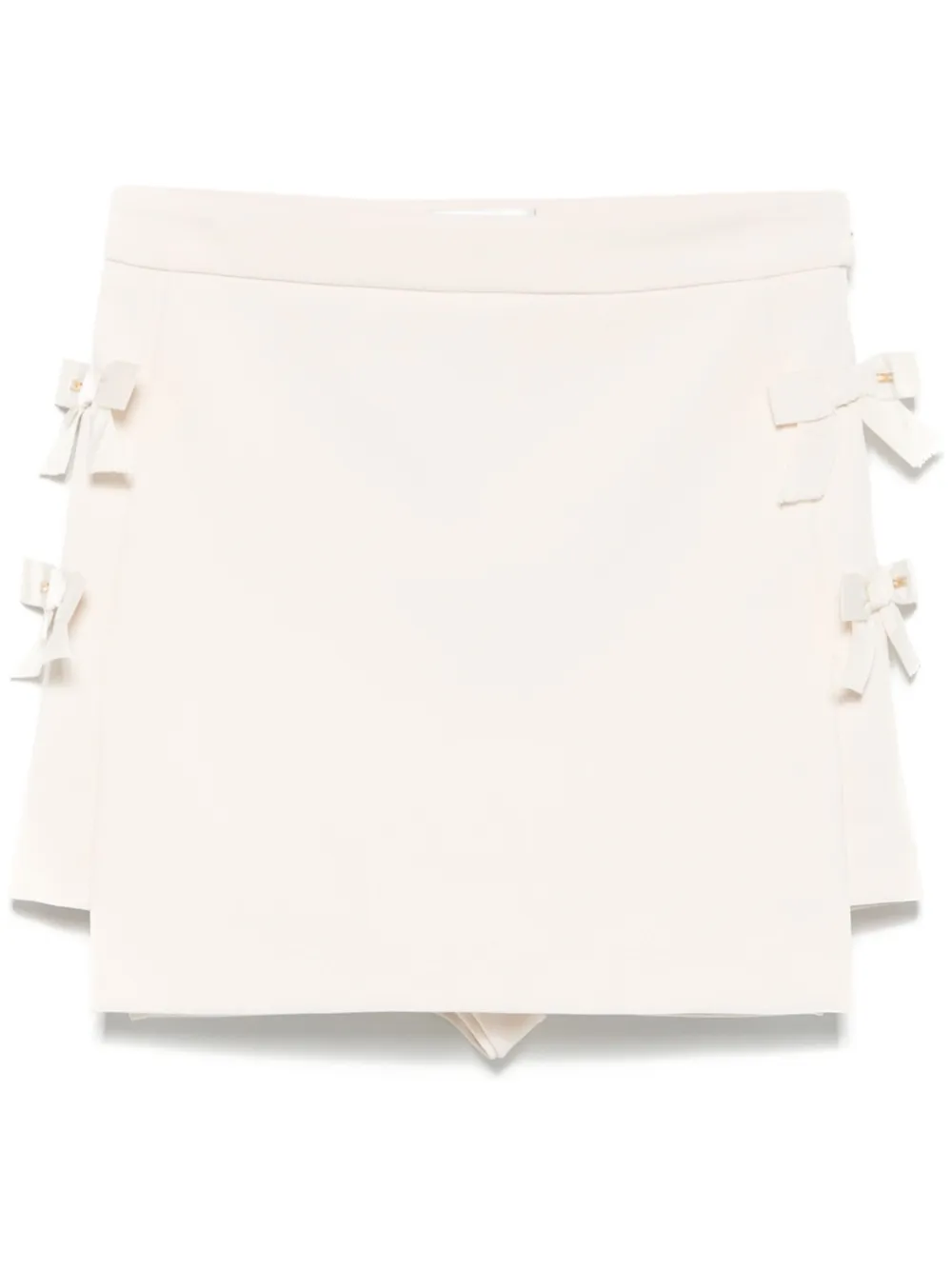 bow-detail skorts