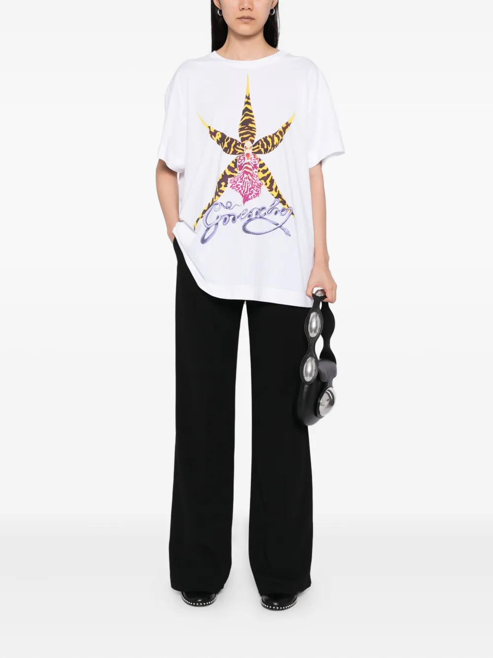 Givenchy T-shirt met grafische print Wit