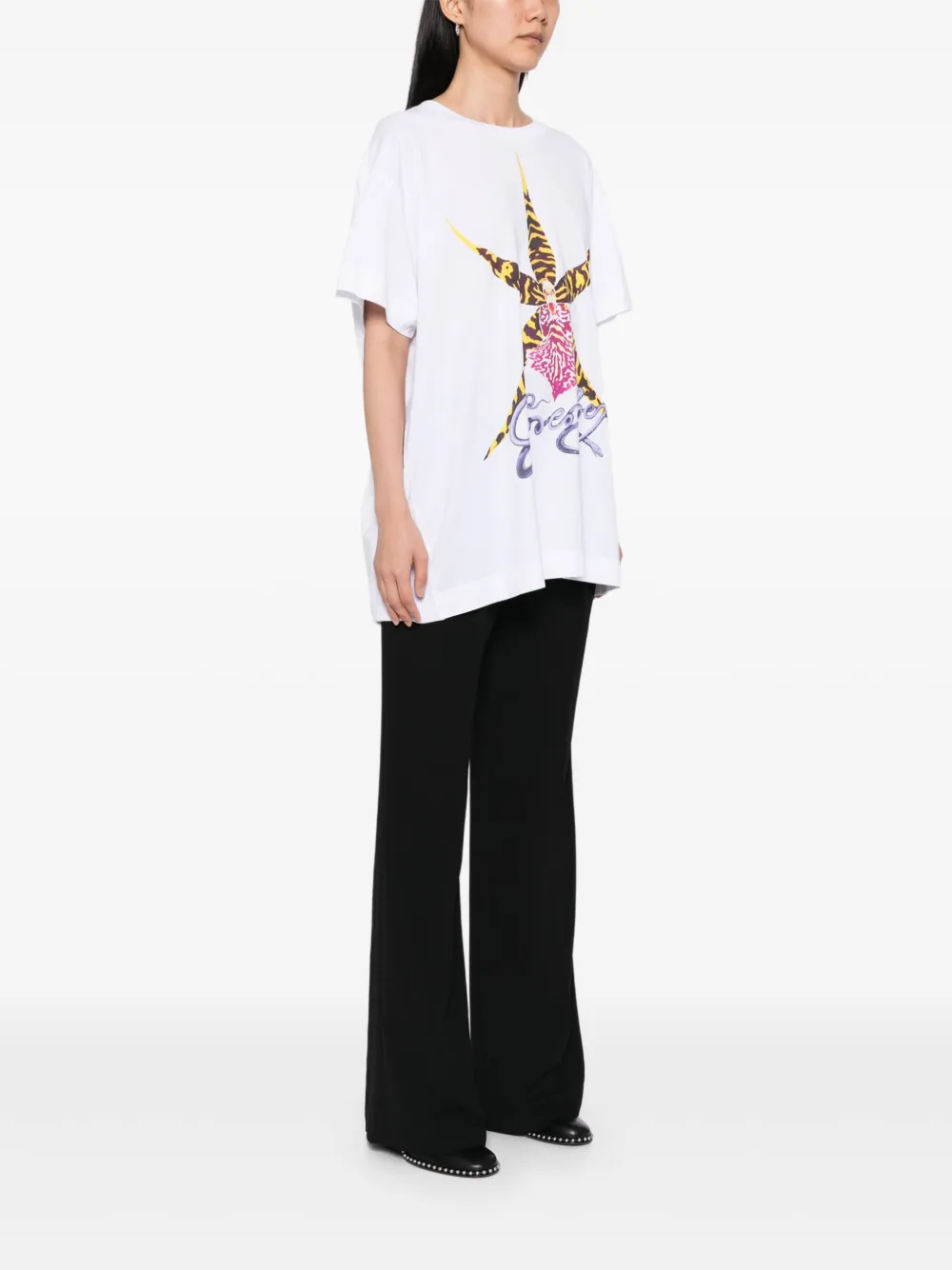 Givenchy T-shirt met grafische print Wit