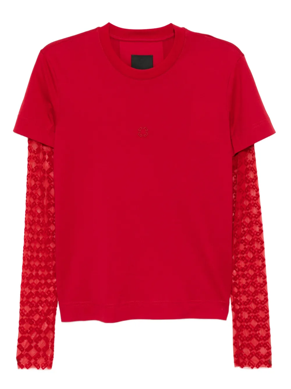 logo-embroidered T-shirt