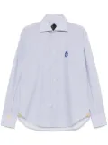 Billionaire geometric-patterned shirt - White