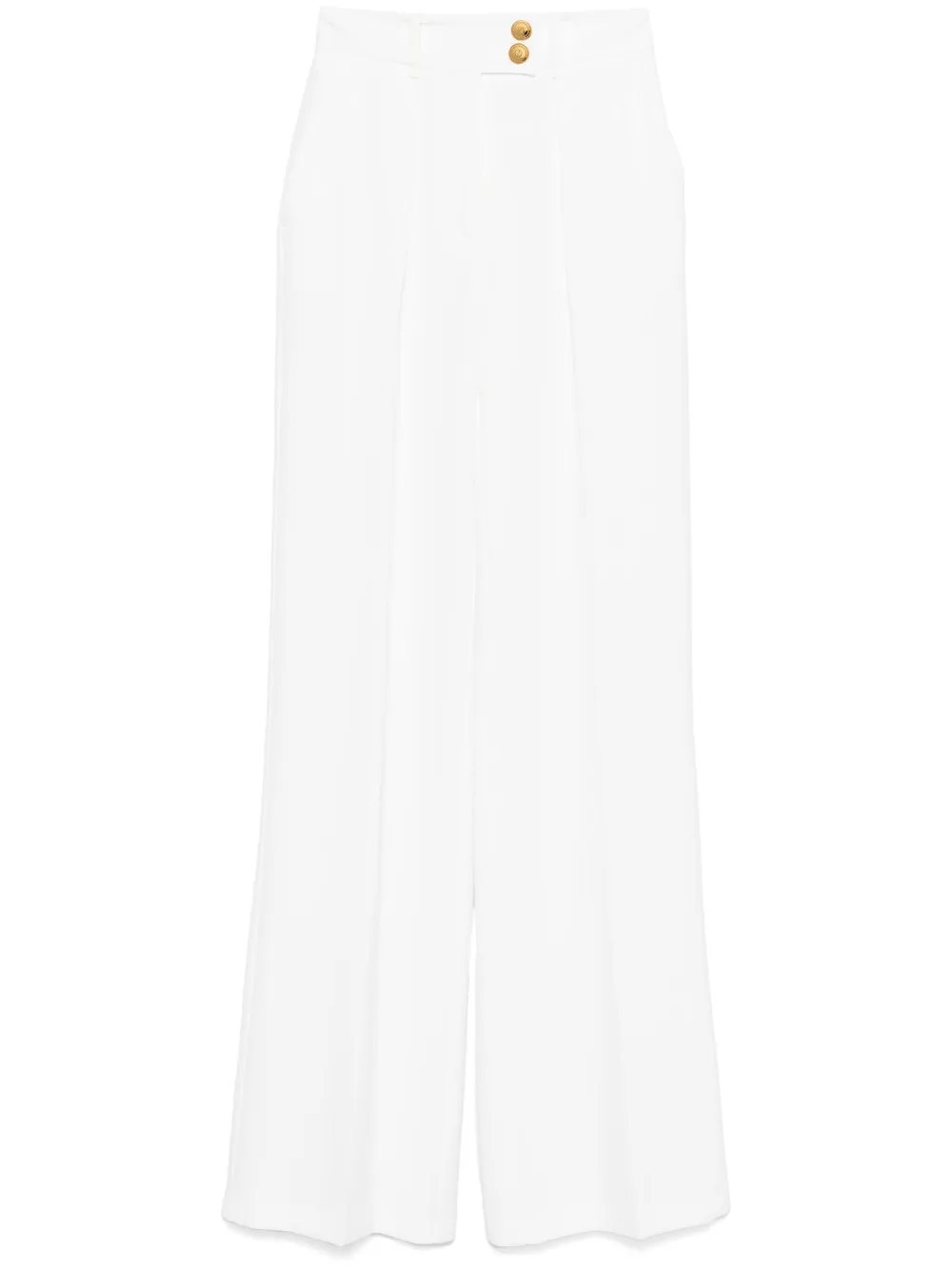 Elisabetta Franchi Crêpe broek Wit