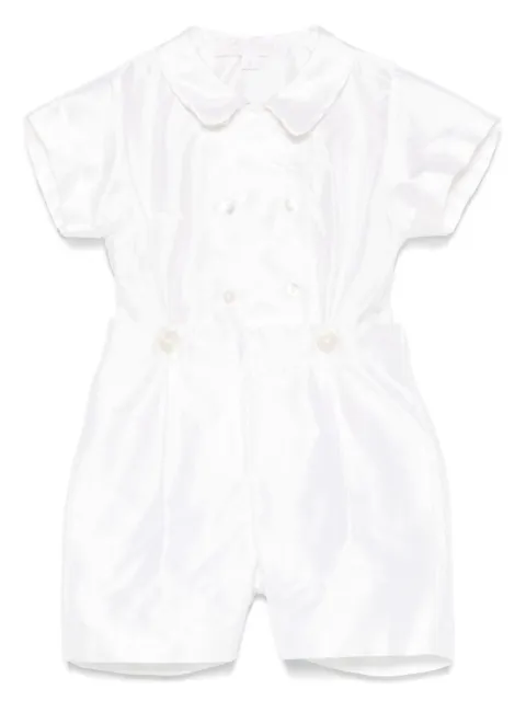 Mariella Ferrari silk shirt and shorts set
