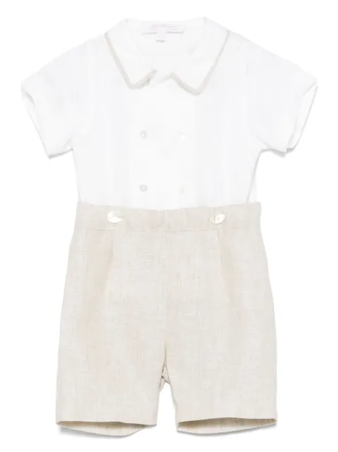 Mariella Ferrari linen shirt and shorts set