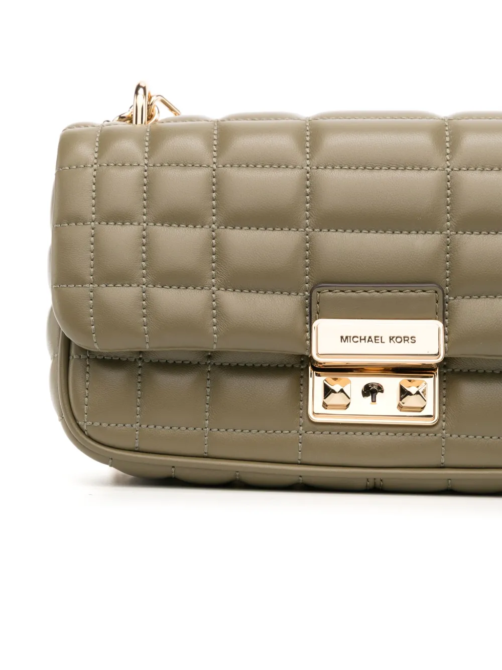 Michael Kors Chain Shoulder Bag In 绿色
