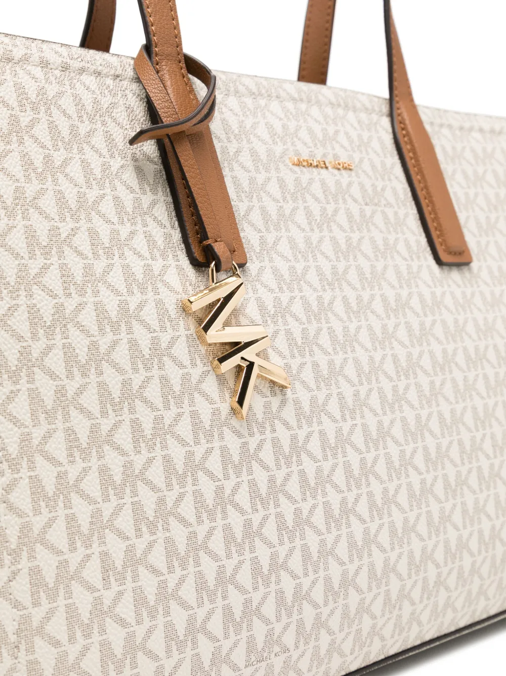 Michael Kors Shopper met logoprint Beige