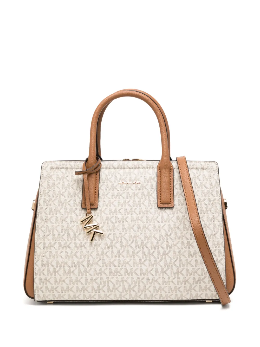 Michael Kors ロゴ ハンドバッグ - ブラウン Michael Kors ロゴ ハンドバッグ - ブラウン