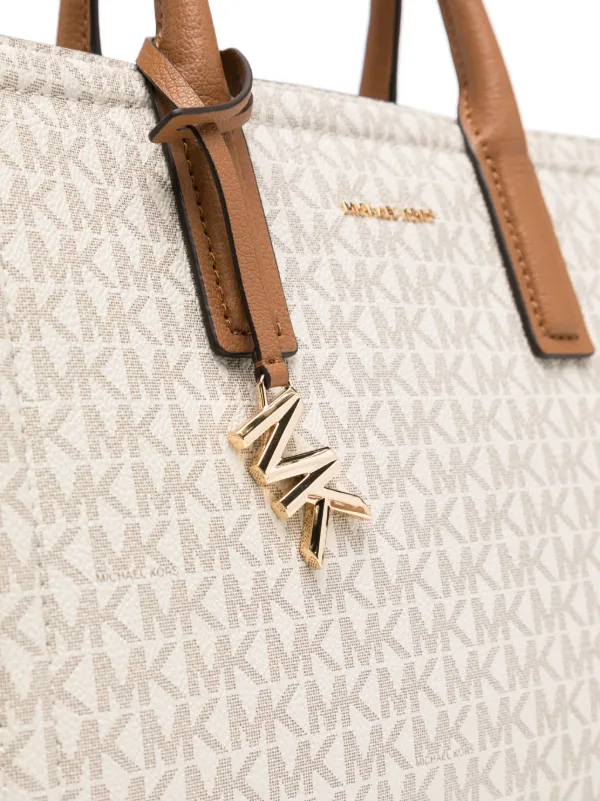 Michael Kors Logo Print Tote Bag | Brown | FARFETCH ZA