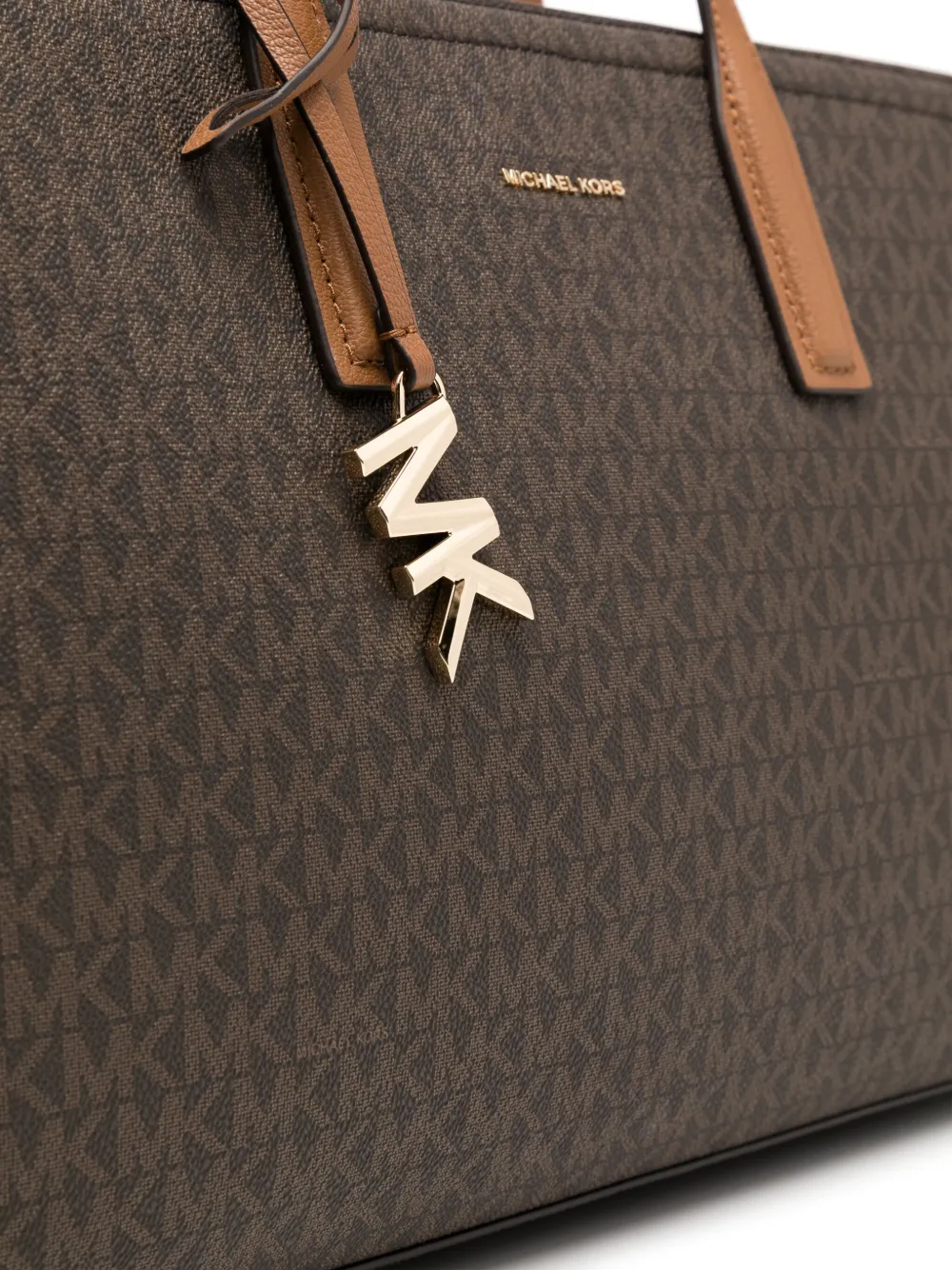 Michael Kors Shopper met logoprint Bruin