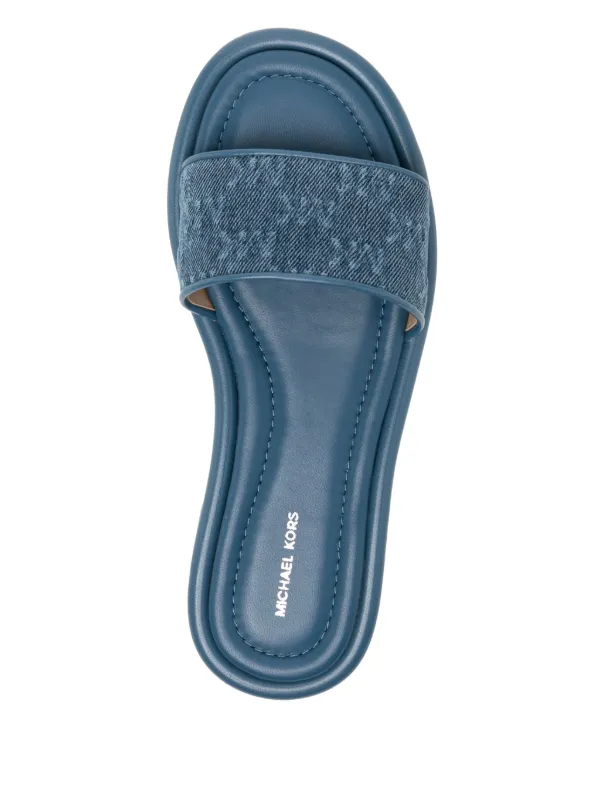 サンダル・ミュール MICHAEL MICHAEL KORS DANA SANDALS Michael Michael Kors Dana Denim Sandals | Blue | FARFETCH