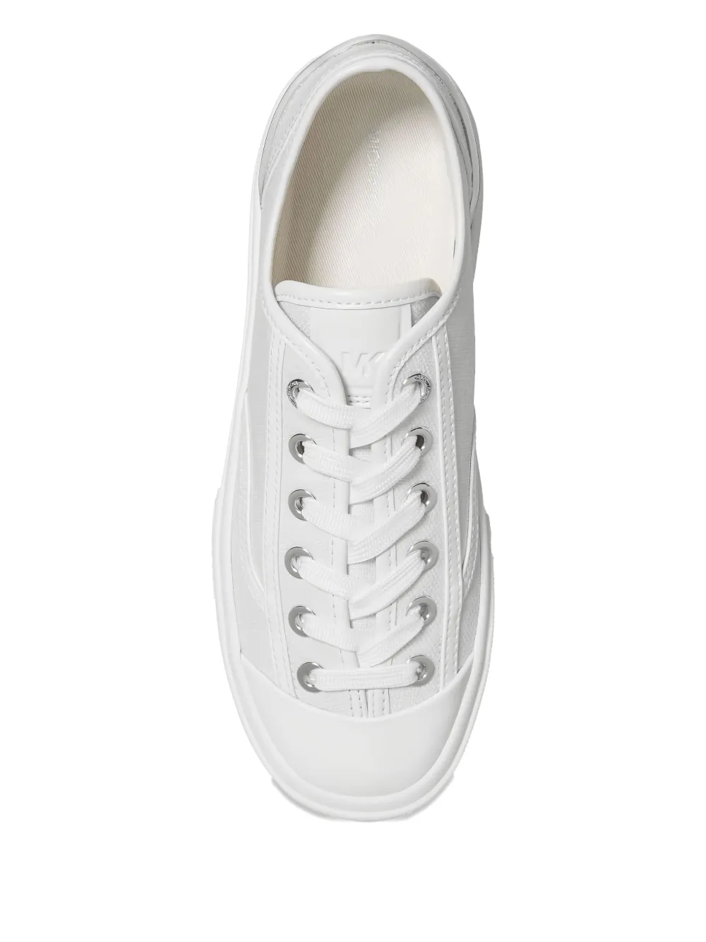 Michael Kors Lace-up Platform Trainers In White