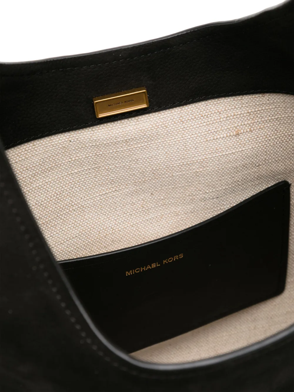 Michael Kors Large Nolita Bag In Black