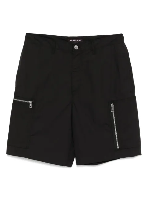 Michael Kors poplin zip cargo shorts