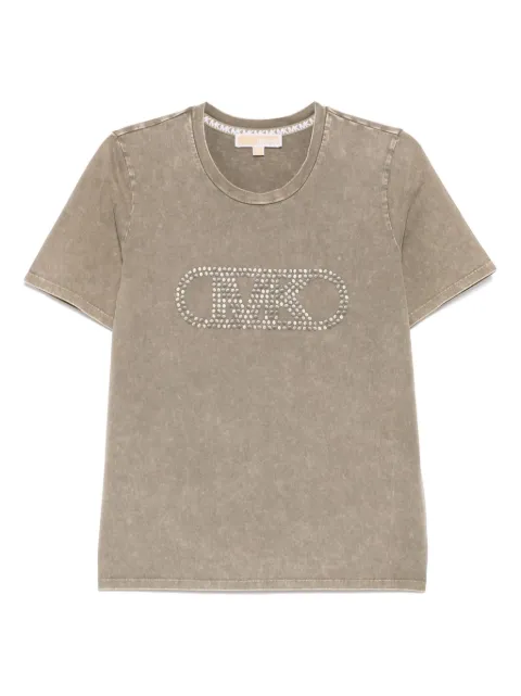 Michael Kors playera clásica con apliques empire