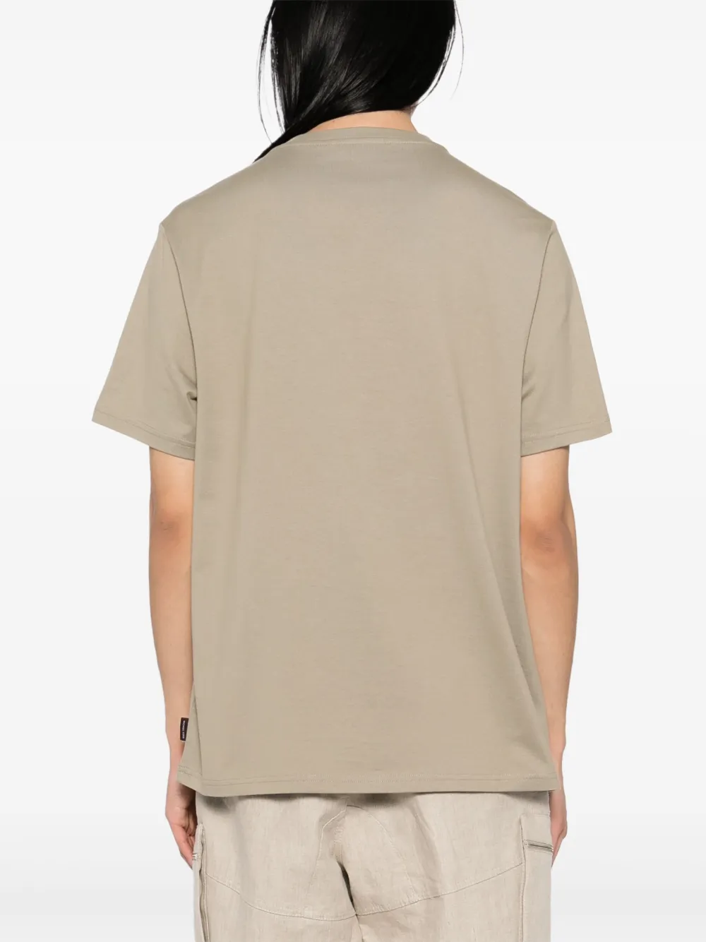 Michael Kors T-shirt met geborduurd logo Beige
