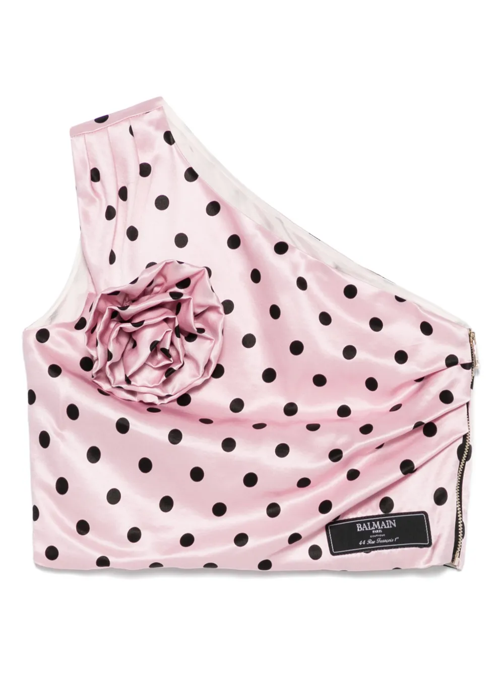 Balmain Kids Top met bloe applicatie Roze