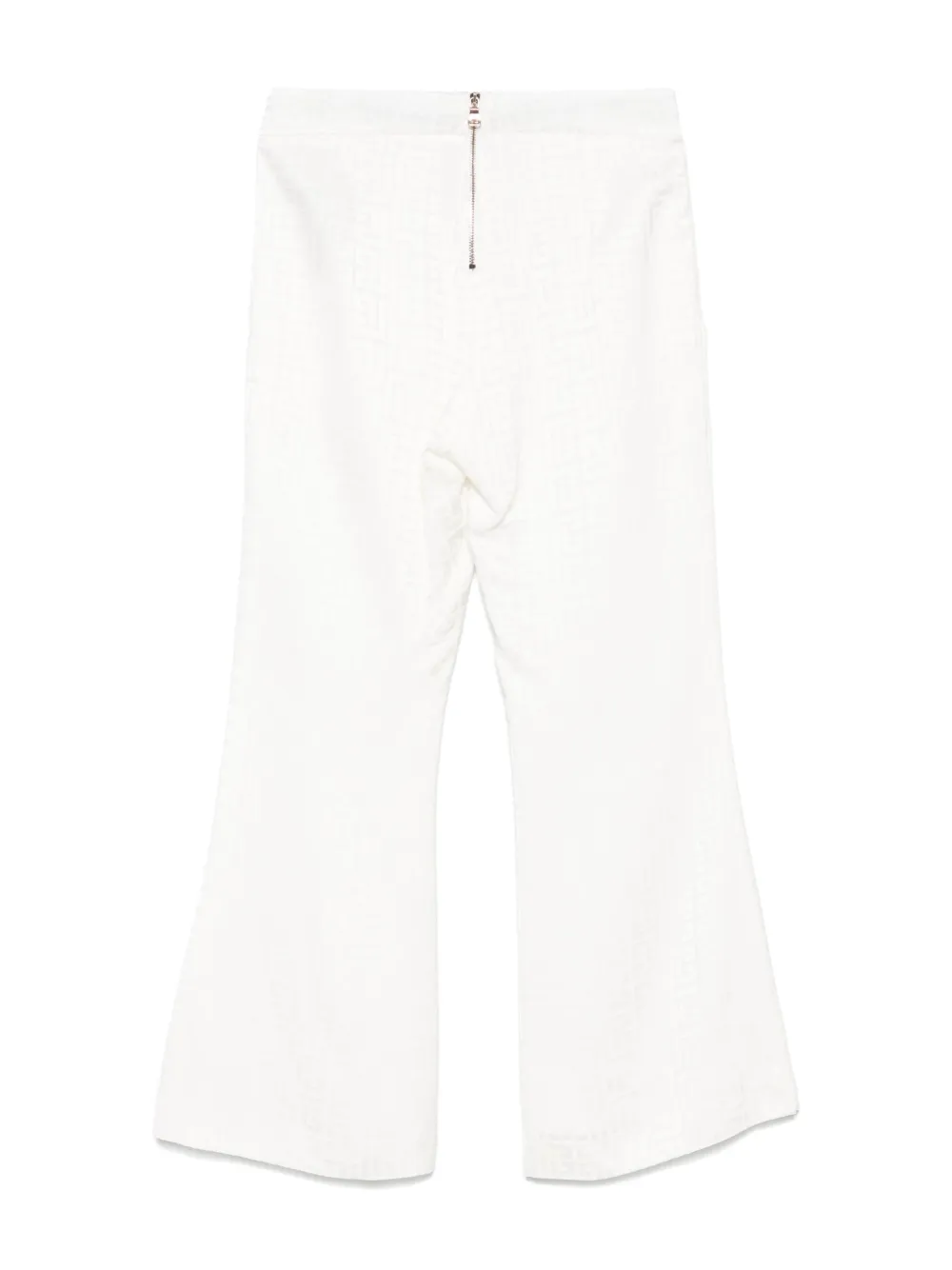 Balmain Kids Broek met jacquard - Beige