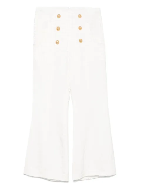 Balmain Kids jacquard trousers