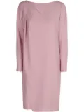 Emporio Armani cady dres - White