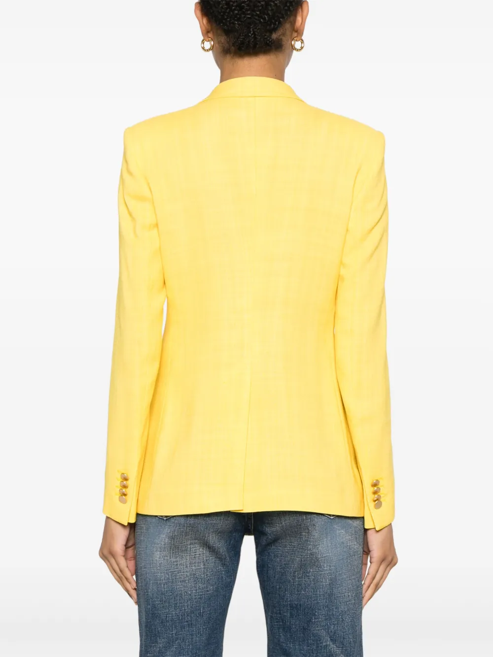 Tagliatore Blazer met dubbele rij knopen Geel