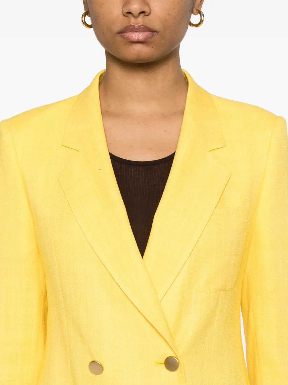 Tagliatore Blazer met dubbele rij knopen Geel