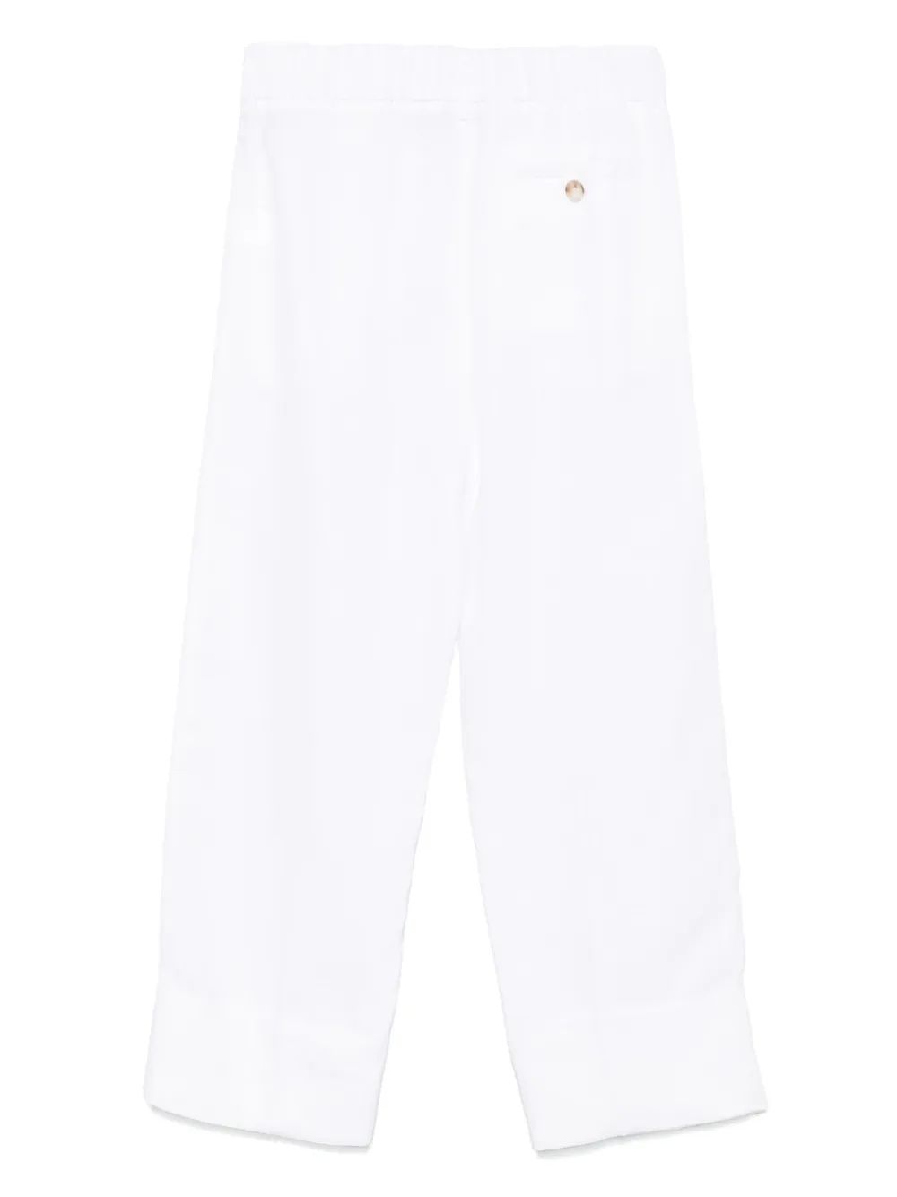 Blanca Vita Linnen straight broek - Wit