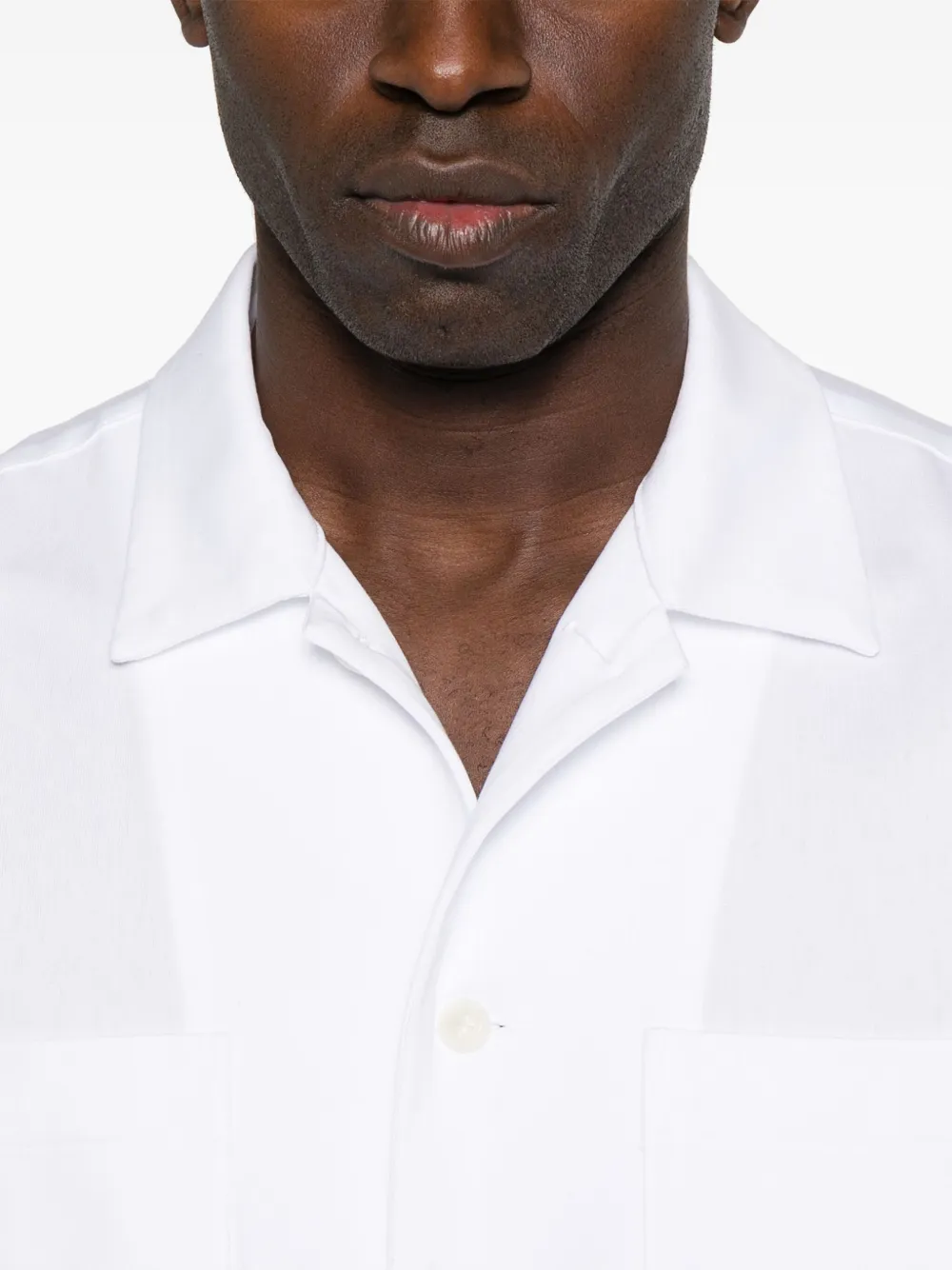 sacai Katoenen overhemd Wit