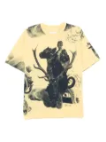 Givenchy graphic-print T-shirt - Yellow